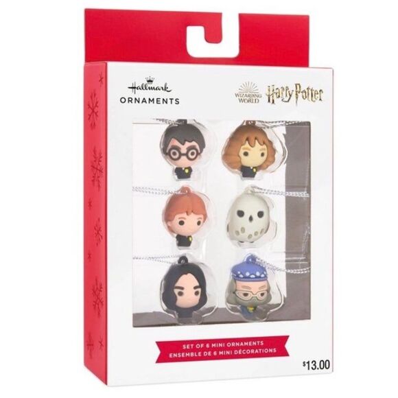 Hallmark Ornaments Wizarding World Harry Potter Set Of 6 Mini Ornaments - Picture 8 of 9